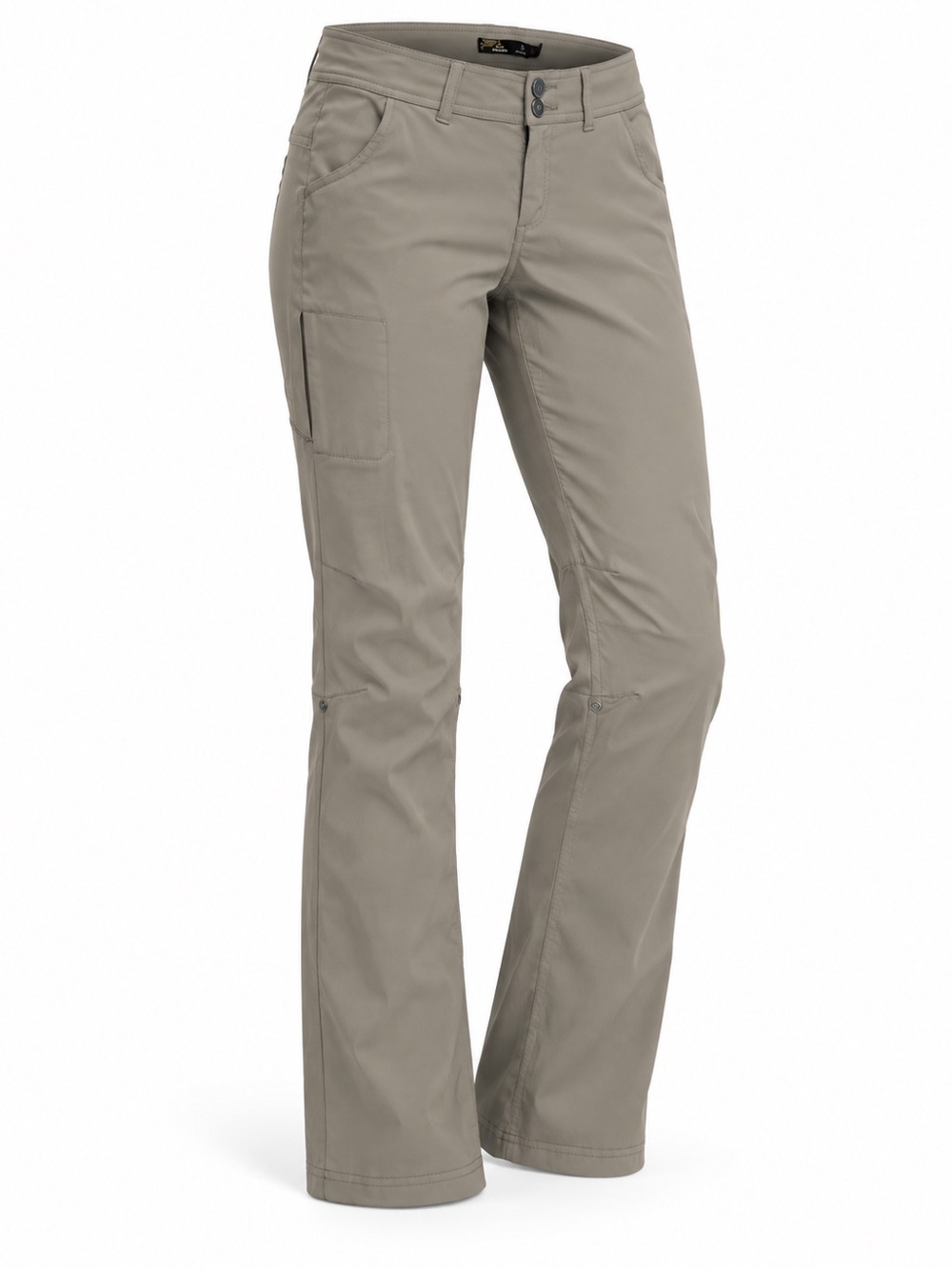 Prana Woman’s Cargo Pants in Taupe 6 Tall